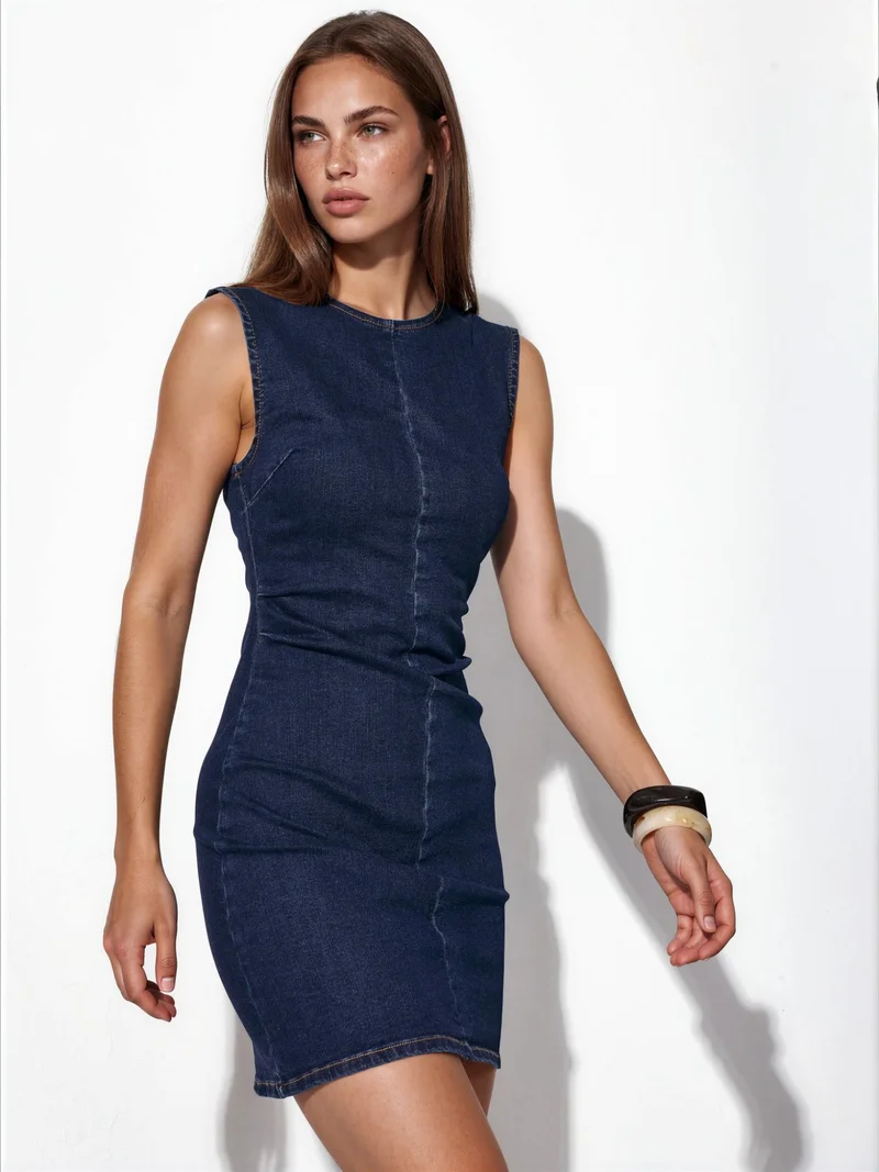 هيكاب Denim Mini Dress