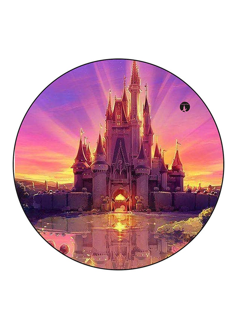 Castle Printed Mouse Pad  Multicolour