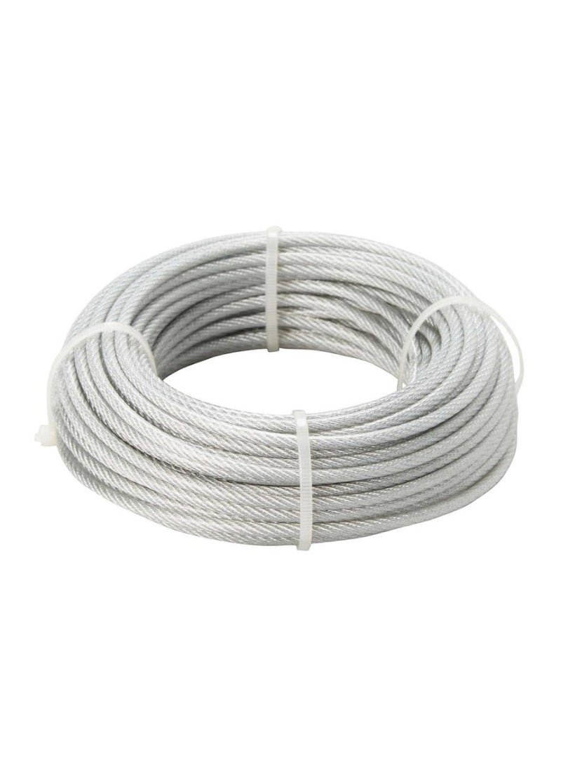 ACE Diall Steel And PVC Cable 4mm x 20m 