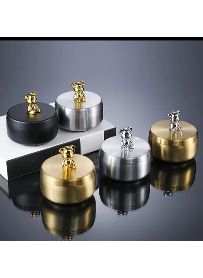 Black Golden Bear Rectangular Windproof Fall Proof Table Decor With Charging Bands - Image 4