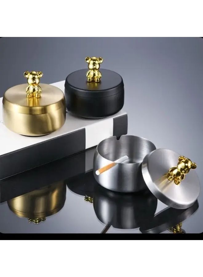 Black Golden Bear Rectangular Windproof Fall Proof Table Decor With Charging Bands - Image 2