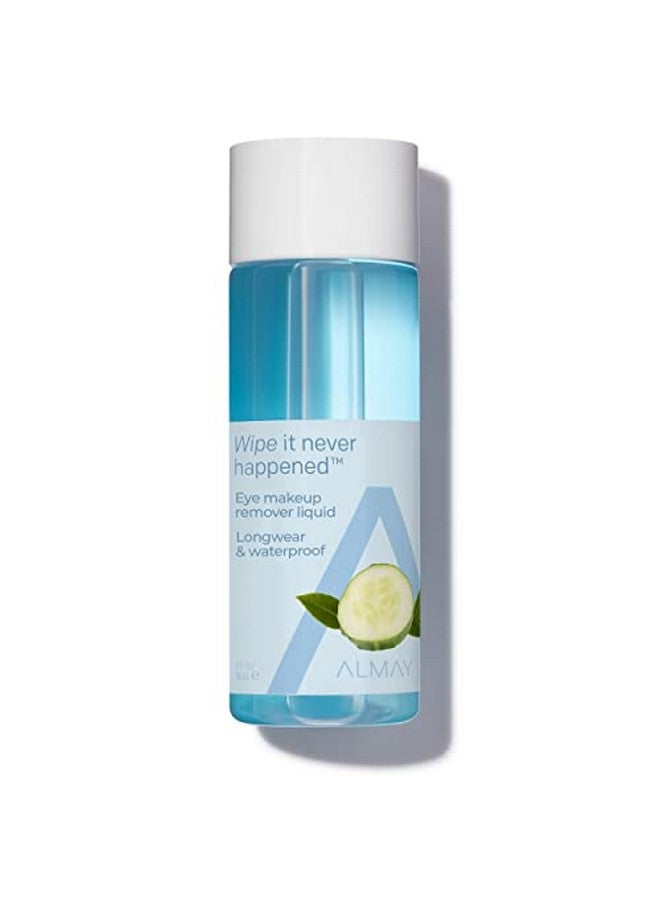 Almay Eye Makeup Remover Liquid Longwear And Waterproof Hypoallergenic Cruelty Free Ophthalmologist Tested 4 Fl Oz (Pack Of 1) - Image 1