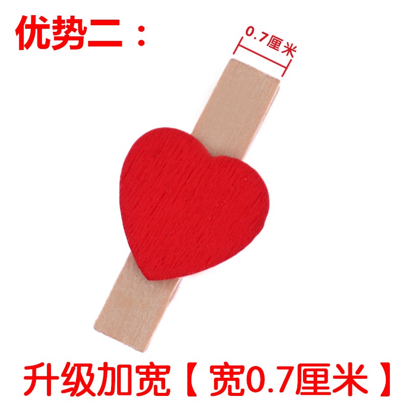 Love Note Po Clip Hemp Rope Po Clip Wooden Clip Po Clip Po Clip Wall Clip Clip - Image 4