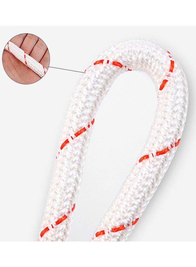 GUSGU Cotton Clothesline 15M Long Clothes Drying Rope Portable Travel Clothesline Adjustable for Indoor Outdoor Laundry Clothesline, Perfect Windproof Clothes Line, Hanger for Camping Travel & Home Use - Image 2