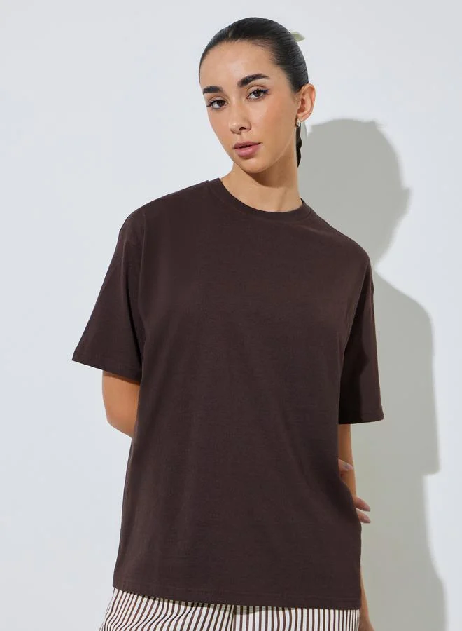 Styli Pack Of 2 - Basic Oversized T-Shirt