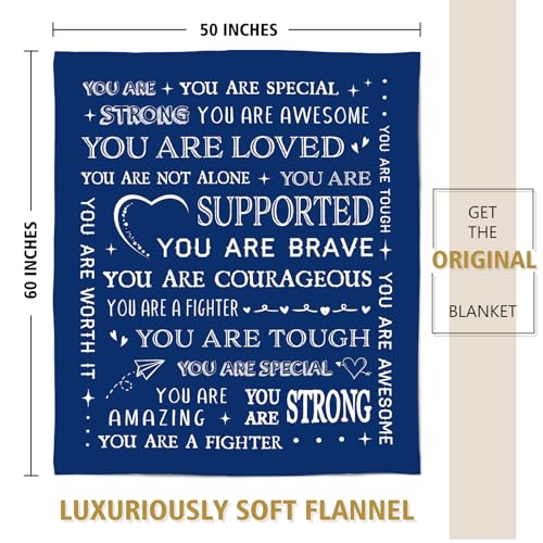 SteadStyle Blanket Gifts for Women or Men - Get Well Blanket, Inspirational Gifts for Her Him, Feel Better After Surgery Present, Thinking of You Gift for Mom Friend Sister Coworker, 60'' x 50'' - Image 3