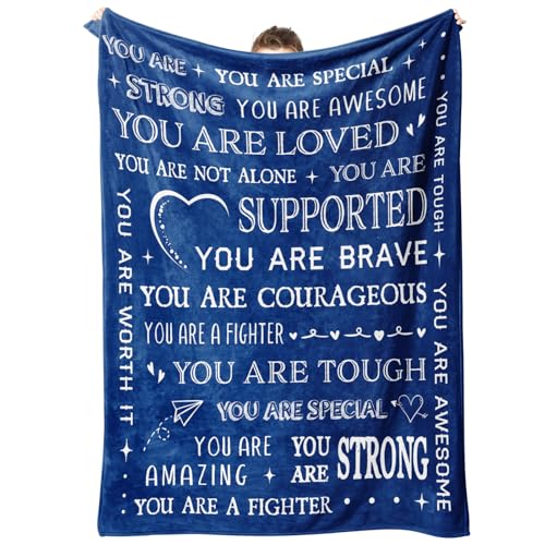 SteadStyle Blanket Gifts for Women or Men - Get Well Blanket, Inspirational Gifts for Her Him, Feel Better After Surgery Present, Thinking of You Gift for Mom Friend Sister Coworker, 60'' x 50'' - Image 1