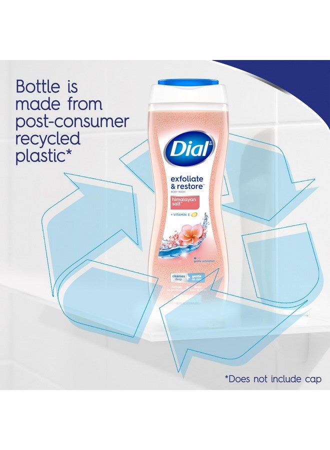 Dial Body Wash Exfoliate & Restore Himalayan Salt 16 Fl Oz Pack Of 4 - Image 2