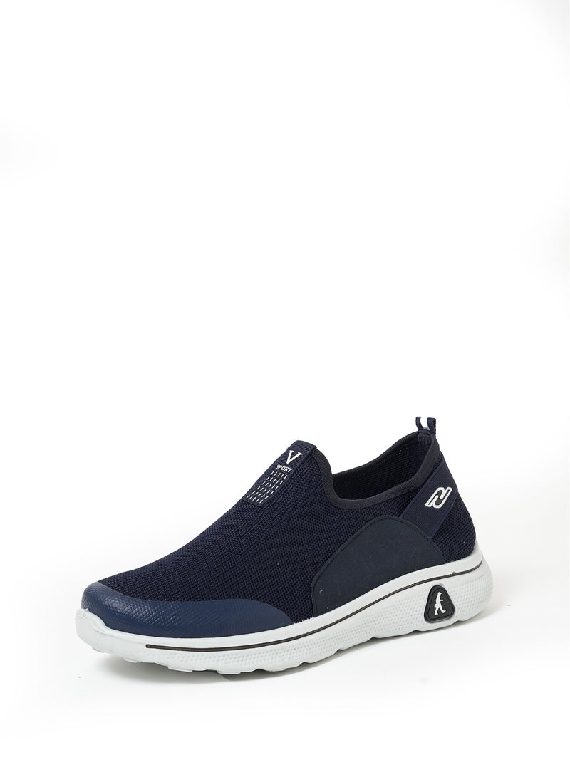 Cobblerz Men's Slip-on Low Top Sneakers BLUE - Image 1