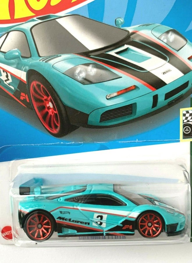 Diecast سيارة دي كاست هوت ويلز ماكلارين F1 GTR، سباقات ريترو 3/10 [تركواز] 57/250 - Image 2