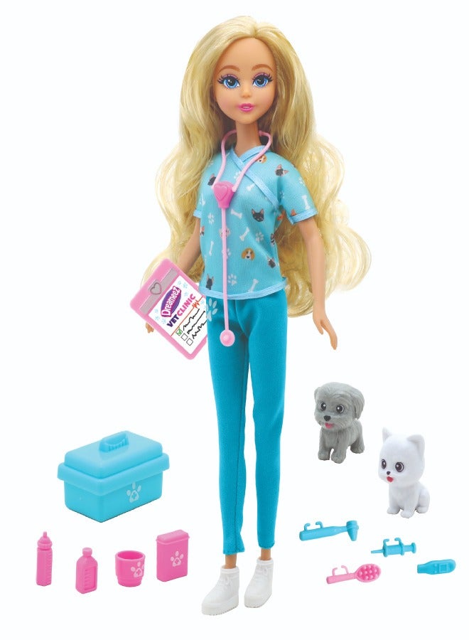 فانفيل مجموعة ألعاب الدمى من عيادة دريميز البيطرية، ارتفاع تسعة وعشرون سم - Image 2