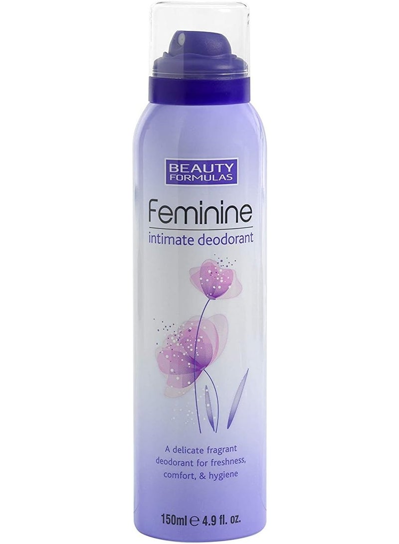 بيوتي فورميلاز بيوتي فورميولا مزيل رائحة وإنعاش للمناطق الحساسة – 150 مل