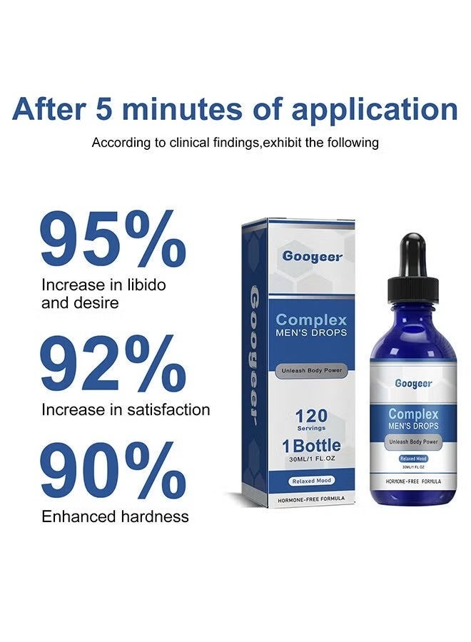 جوجير Nexusbio Labs قطرات معقدة للرجال ، زيوت الجسم ، مصل الجسم للرجال الاستخدام الخارجي مناسب للاستخدام الخارجي للرجال تمرين الصيانة الزيت الأساسي 30ML / 1fl. أوز - Image 3