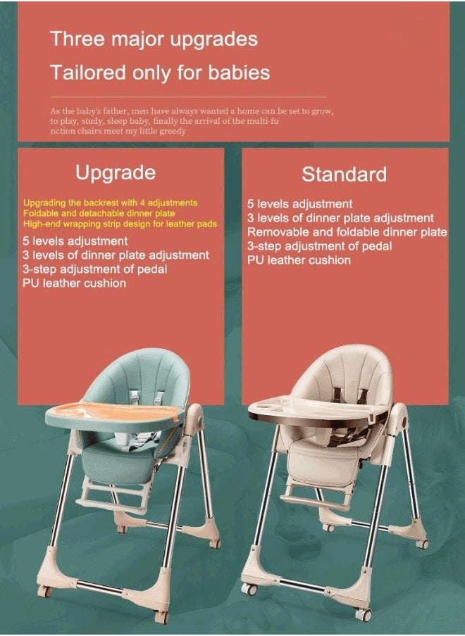 Multi Function 3 in 1 High Chair Foldable, Safe Baby Feeding Chair - pzsku/Z0CAED7469E1E2A884DC0Z/45/_/1728736026/9b4b611a-7d7a-4cc5-8640-e7bee77126cb