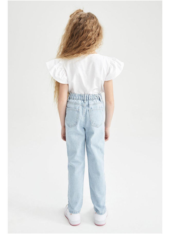 DeFacto - Girl Mom Fit Denim Trousers - Image 1