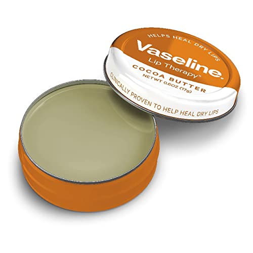 Vaseline Lip Therapy Lip Balm Tin, Cocoa Butter, 0.6 oz - Image 4