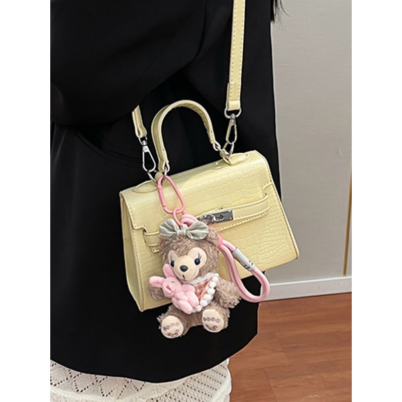 Fashion Crocodile Pattern Kelly Handbag for Women - Image 1