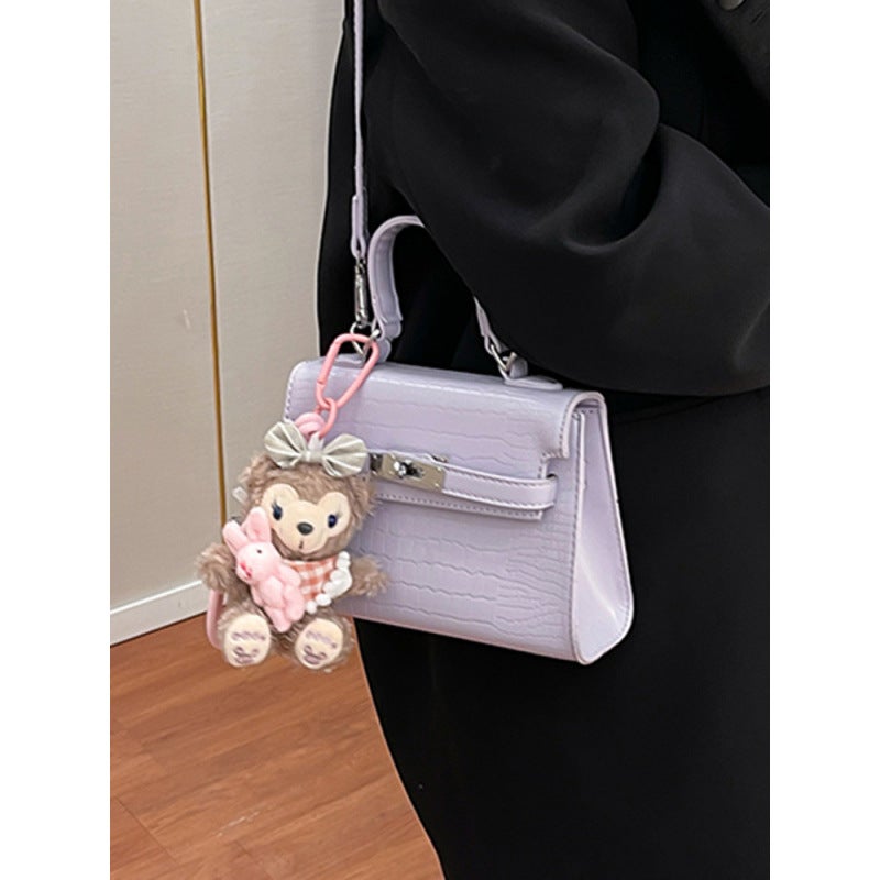 Fashion Crocodile Pattern Kelly Handbag for Women - Image 3