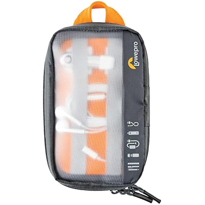 LOWEPRO GEARUP POUCH MINI, TRAVEL ESSENTIALS CASE, TRAVEL CASE FOR PHONE CORDS, CABLES, ADAPTERS, BATTERIES - Image 1