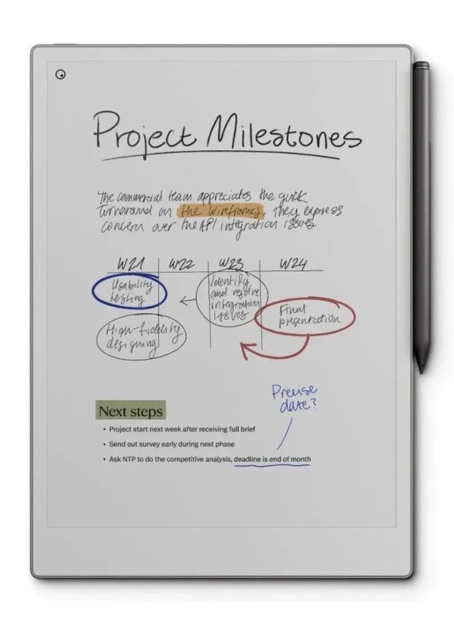 Remarkable - reMarkable Paper Pro Bundle – Includes 11.8” reMarkable Paper Tablet, and Marker Pen - Image 1