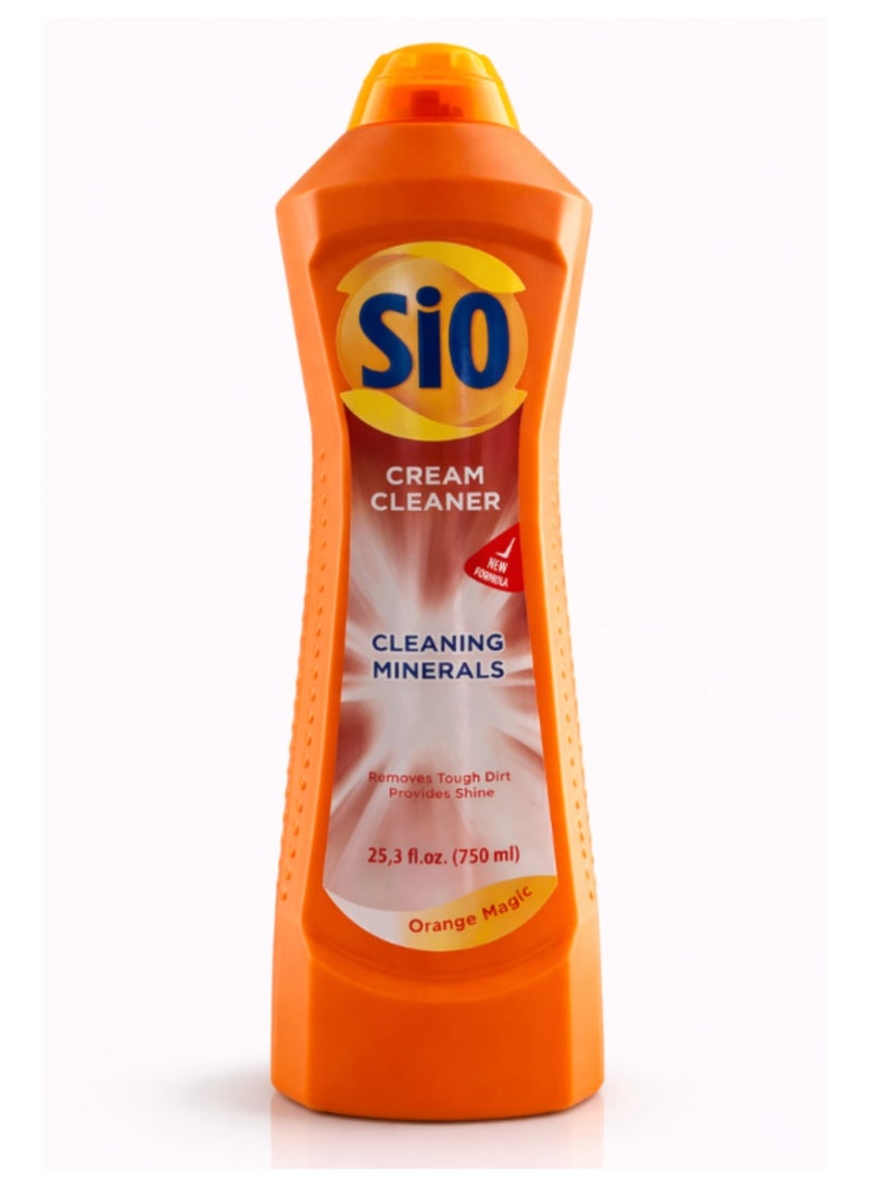 SIO Cream Cleaner – Orange Magic 750 ml × 12 | Powerful Cleaning & Shine - Image 1