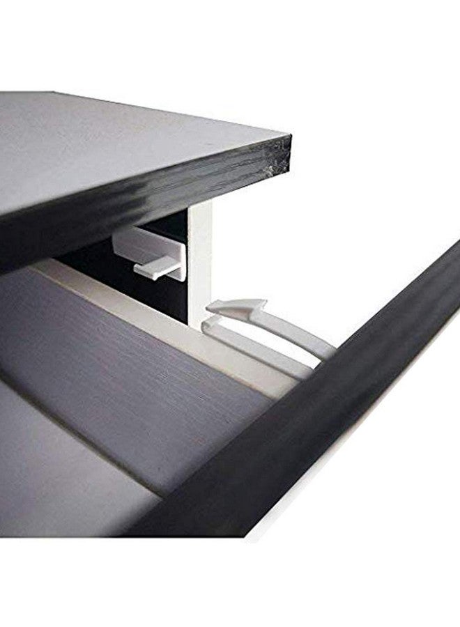 Coolrunner Child Safety Locks Baby Proofing Drawers Locks Coolrunner Baby Safety Invisible Drawer Latches With Strong Adhesive For Baby Care No Tools Or Drilling Required(8 Pack) - Image 2