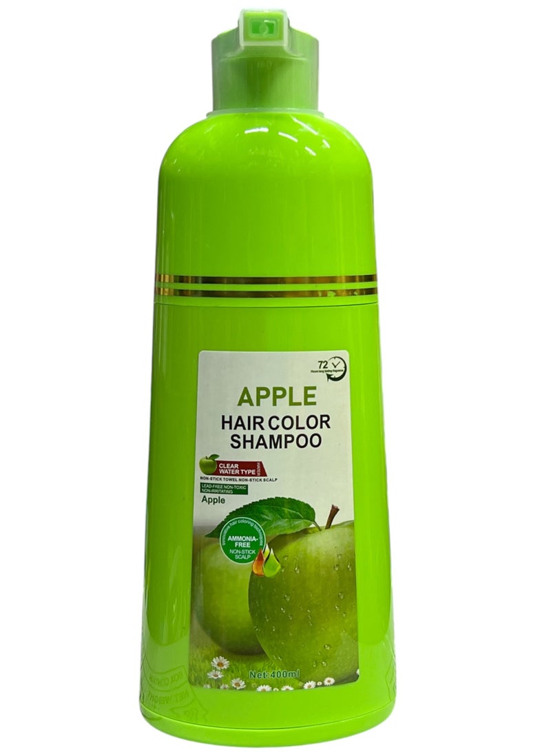 Apple Blossom Naturals Apple Ammonia Free Black Hair Color Shampoo 500ml - Image 2