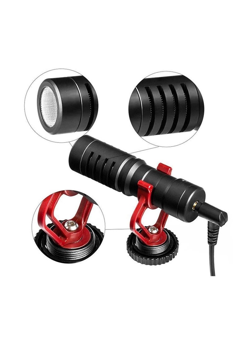 Generic - Camera Microphone Microfonos Inalambricos Professional Professional Video Accessories DSLR Camera Microphone Kit Interview Mic Outdoor Interview Microphone Mic For Interview Stands - Image 1