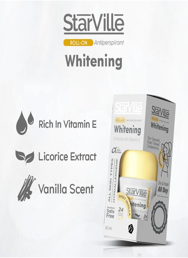 starville - Whitening Roll-on Sweet Vanilla 60ml - Image 1