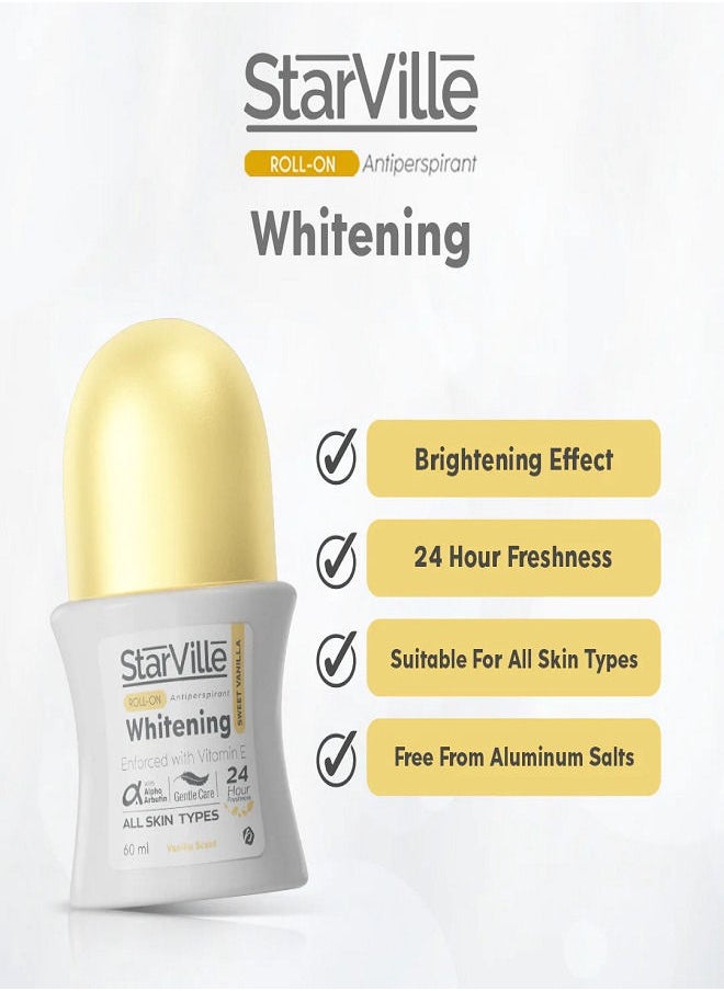 starville - Whitening Roll-on Sweet Vanilla 60ml - Image 1