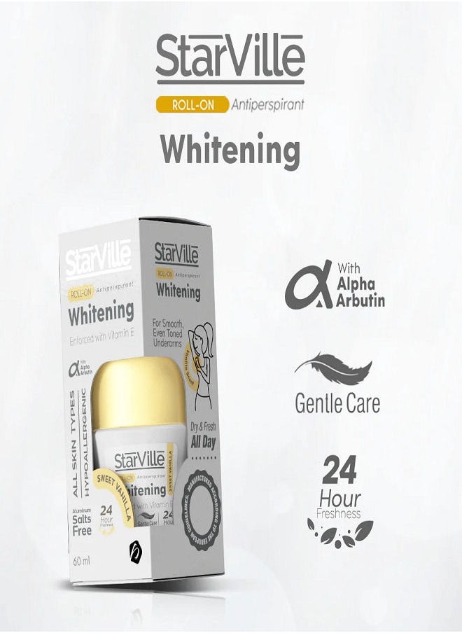 starville - Whitening Roll-on Sweet Vanilla 60ml - Image 1