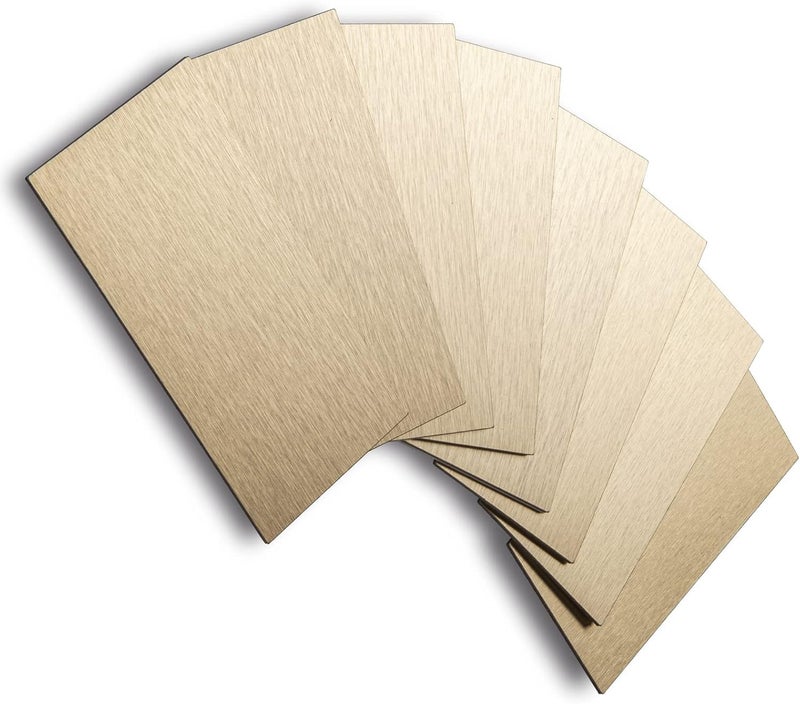 AULIGET 100 Piece Copper Peel and Stick Backsplash Metal Tile, 3" x 6" Stick on Tiles for Backsplash Kitchen, Bathroom, Laundry Room, Camper, Fireplace - Image 1