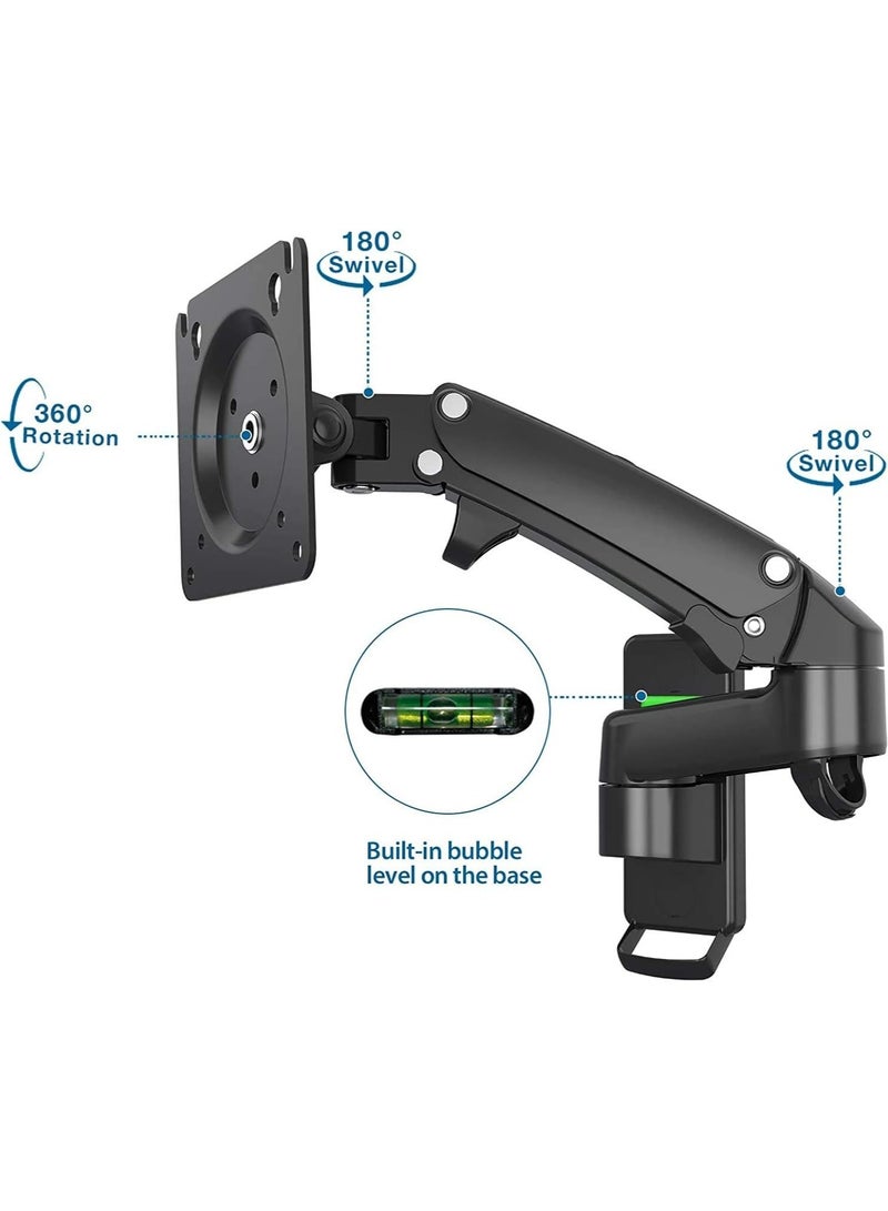 حامل شاشة حائط متحرك بالكامل – يناسب شاشات 17"-27" – عملي وخفيف الوزن وسهل التعديل - Image 3