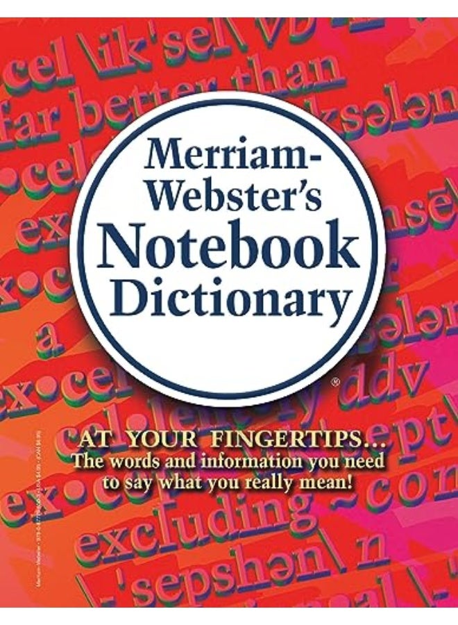 Note Book Dictionary By Merriam-Webster Inc Hardcover