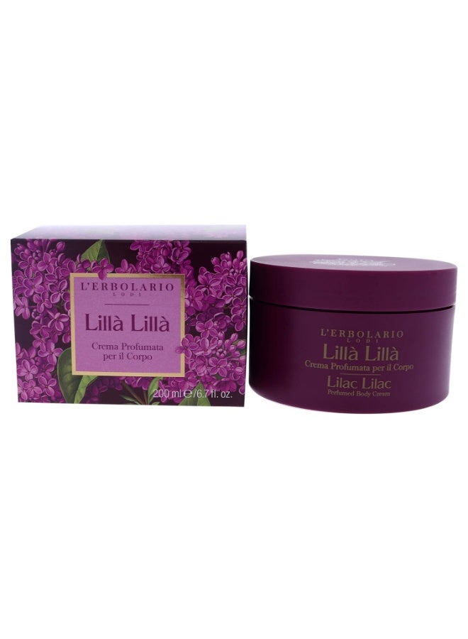 L'Erbolario L'Erbolario Perfumed Body Cream - Moisturizing Body Butter for Women - Skin Care with Cocoa Butter for Elasticity and Firmness - Lilac Lilac - 6.7 oz