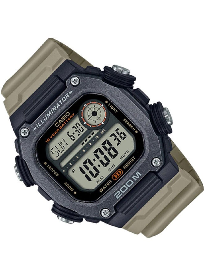 CASIO Men Watch Digital Easy Read Wide LCD Clear Dial Resin Band DW-291HX-5AVDF - Image 2