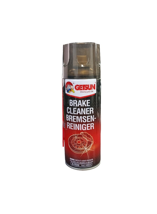 GETSUN Brake Cleaner 450ml – Fast Drying Cleaner for Removing Dust, Oil and Dirt from Brake Parts - Image 1