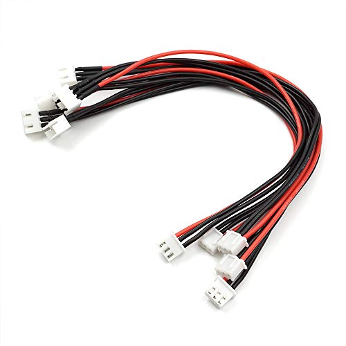 elechawk JSTXH 2S Balance Plug Extension Lead Wire 200mm 5 PCS for LiPo Battery Balance Charging 22AWG Silicone - Image 5