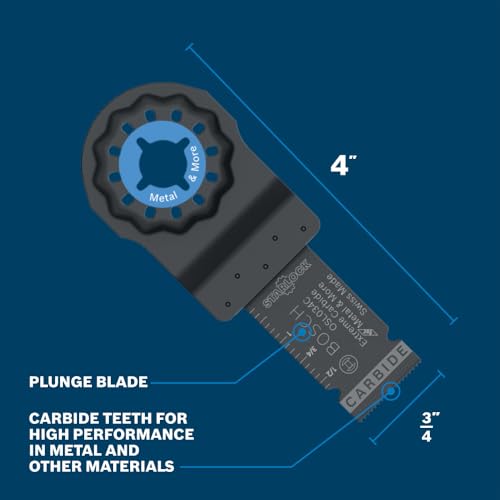Bosch OSL034C 3/4 in. Starlock® Oscillating Multi Tool Carbide Plunge Cut Blade - Image 2