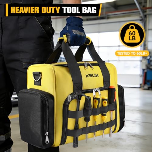 KELIN Tool Bag Box Organizer, Wrench Organizer, Toolbox, Tool Bags for Men Storage, Electrician Tool Bag, Caja De Herramientas, Birthday Gifts for Him Dad, Gadgets for Men, Father's Day Gift Ideas - Image 2