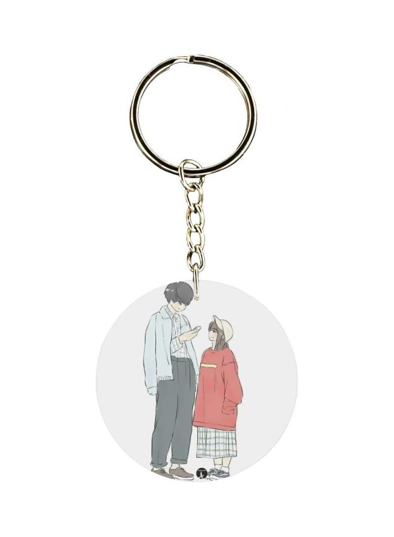 RKN Character Printed Keychain