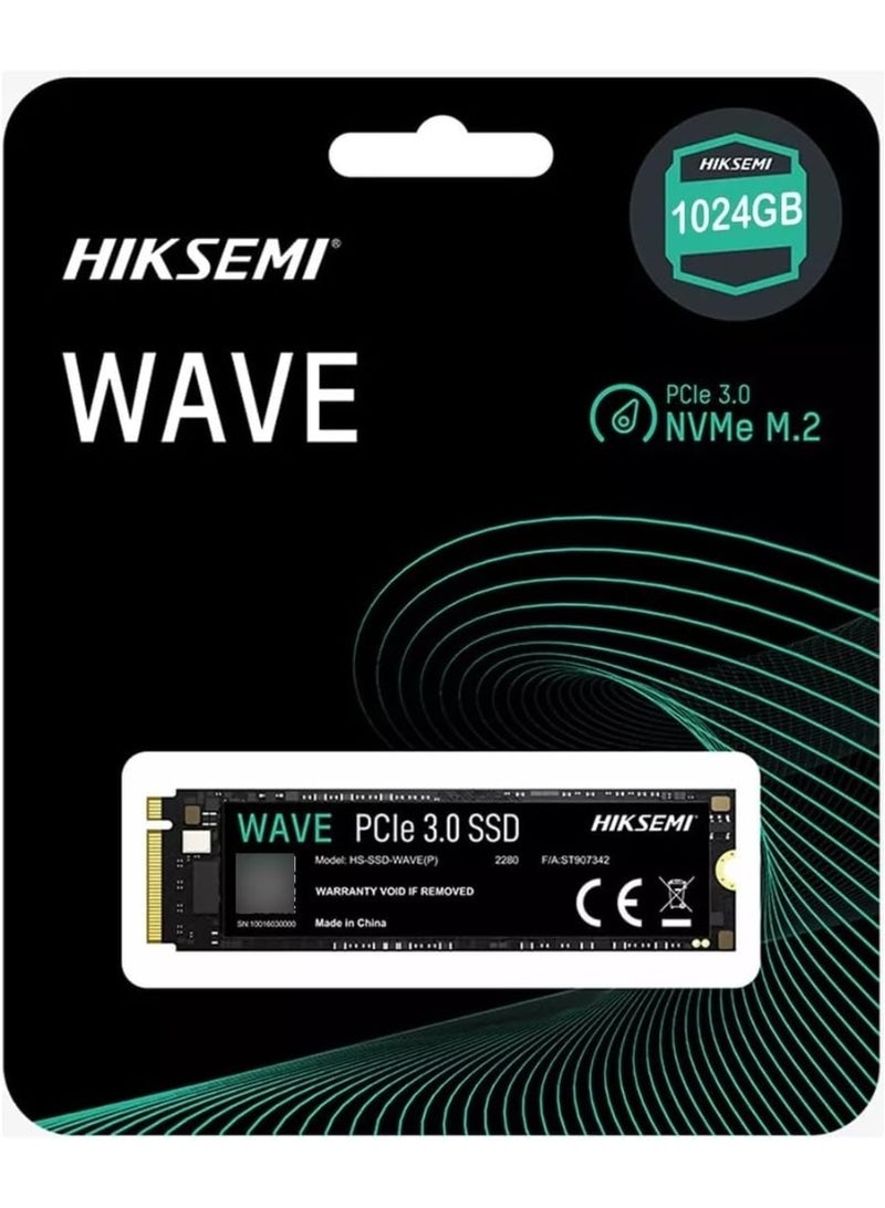 Hiksemi 1TB SSD PCIe Gen3 NVMe M.2 2280 SSD R:2450MB/s,W:2450MB/s - Image 3