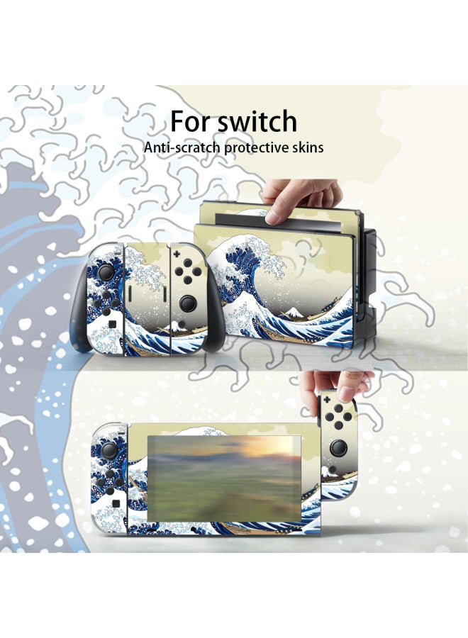Nintendo NS Switch Game Machine Full Body Sticker Skin Sticker Personality Creative Carto Sticker In Stock-Color:YXJ-SW-003-XM - Image 1