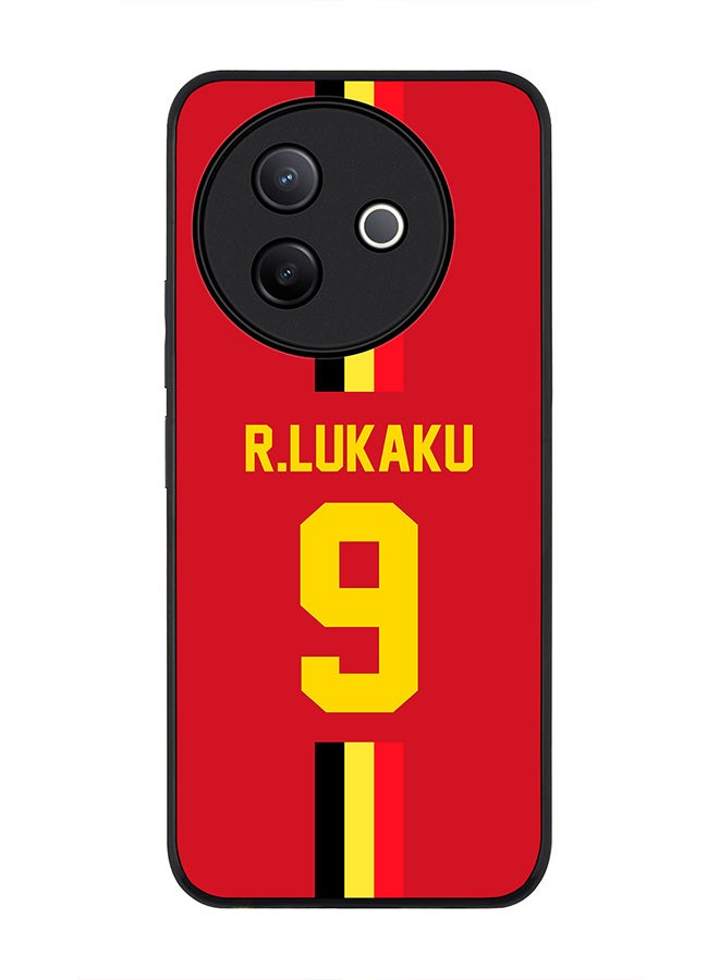 Stylizedd For Vivo Y39 5G / vivo Y300i 5G Case,Slim fit Camera Protection, Shockproof Thin Phone cover  - Football - Belgium,  R.Lukaku - Image 1