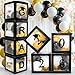 RAINFLOW Graduation Party Decorations 2026 Class of 2026 Black Balloon Boxes with Letters GRAD 2026 So Proud of You White Black and Gold Balloons for Elementary High School and College - Image 3