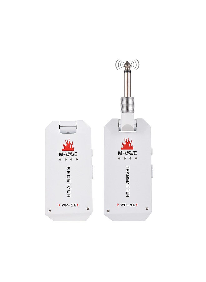 M-VAVE M-VAVE 5.8G Wireless Guitar System Rechargeable Guitar Transmitter Receiver Set UHF  - Image 1