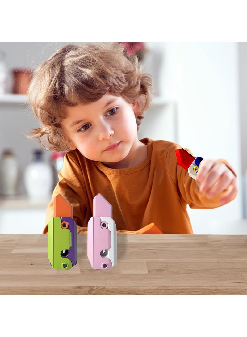 SYOSI 2 Pcs 3D Printing Fidget Toys, Fidget Knife Toy Fidget Toys for Kids & Adults Anxiety Stress Relief Toy Sensory Toys Perfect for Autism and ADD - Image 2