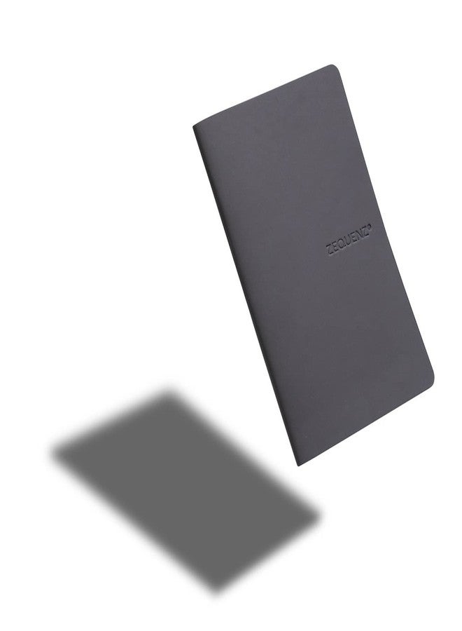 Zequenz A6 Mini Blank Notebook, Storm Grey, 200 Pages, 360 Soft Cover - Image 2