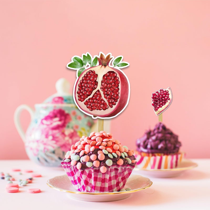 Seyal® Pomegranate Cupcake Topper - Image 4