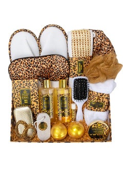 Bath Gift Set For Women And Men Gift Baskets For Women 20 Pcs Set Leopard Spa Gift For Valentines Day Mothers Day Birthday Home Spa Kit Gift Set For Christmas From Ra Rosa Acca - pzsku/Z0CB03F8F4A4079A02A37Z/45/_/1707975757/36217b89-69a5-4bce-b17e-7cbe1dc3f4db